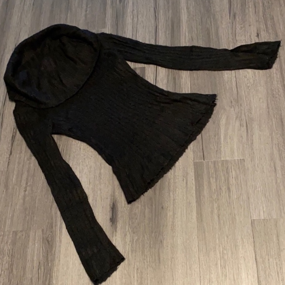 Poof Black Sweater